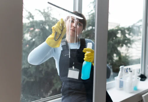 Nettoyage de vitres intérieures et extérieures à Chauvry